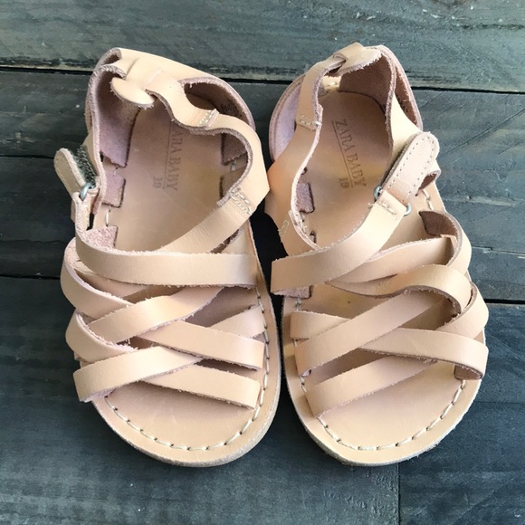 baby girl leather sandals